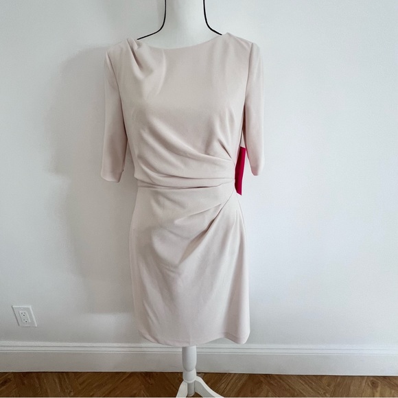 Betsey Johnson Size 8 Women’s Shift Dress. Pink Dress Short Sleeves NWT - Picture 10 of 15